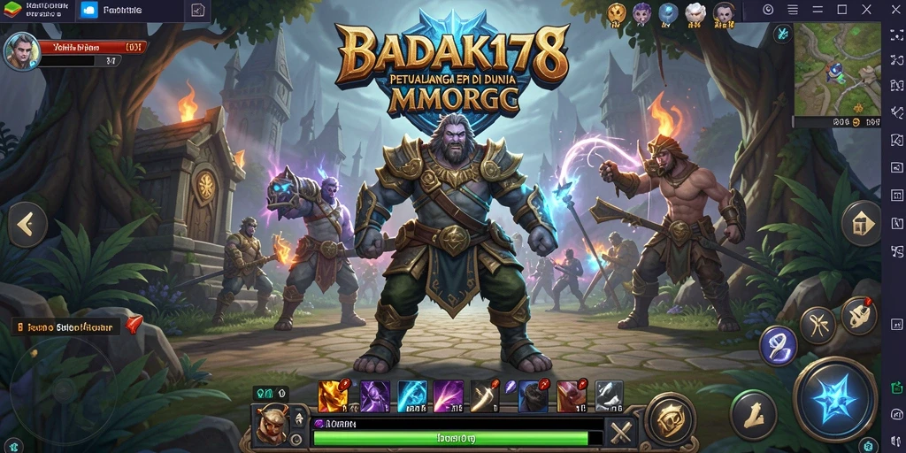 Tampilan gameplay BADAK178 yang epik dan penuh aksi.