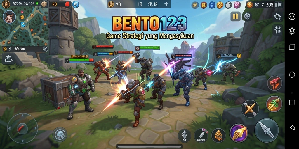 Tampilan gameplay menarik dalam BENTO123 dengan strategi yang mendalam.