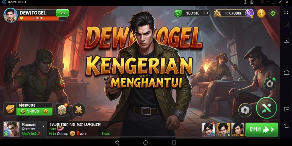 Tampilan gameplay menegangkan DEWITOGEL yang penuh kengerian.