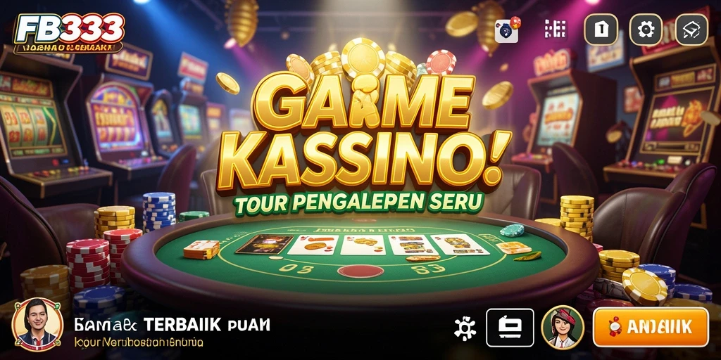 Tampilan menawan permainan Kasino dalam aplikasi FB333.