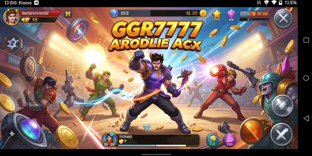 Tangkapan layar menunjukkan aksi seru dari gameplay GGR7777.