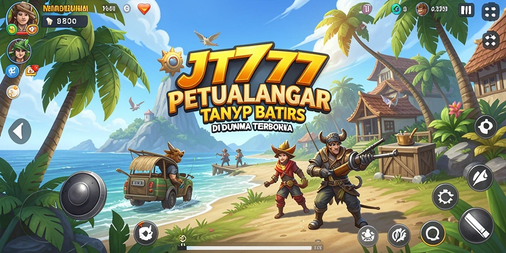 Screenshot utama JT777 menampilkan pengalaman gameplay Open World yang mengesankan.