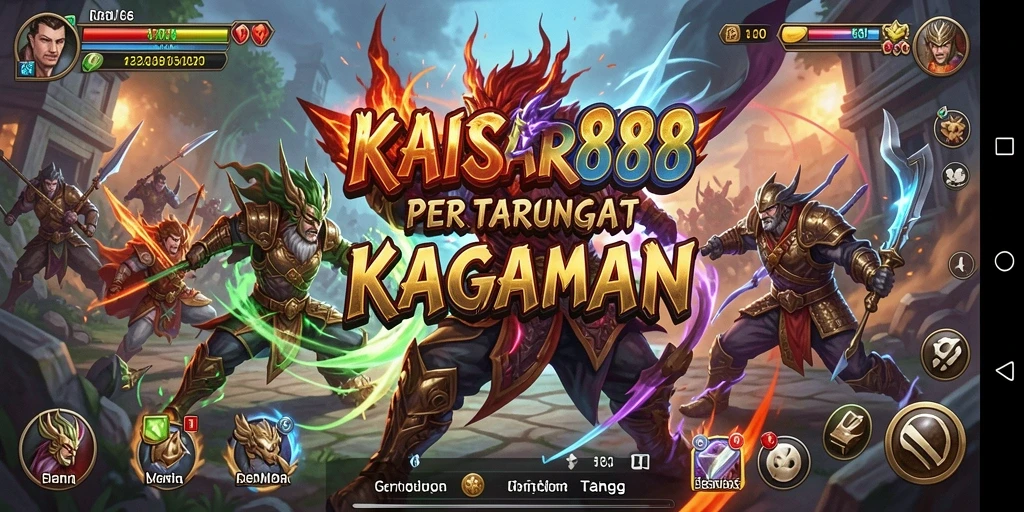 Tampilan menegangkan dalam pertarungan KAISAR888.