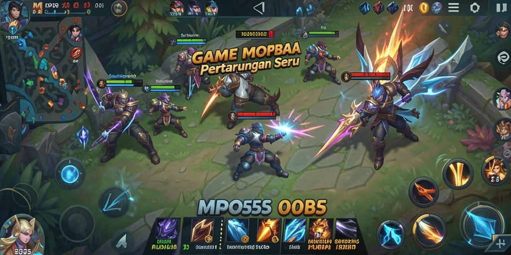 Tampilan gameplay seru di MPO555 dengan aksi pertarungan mendebarkan.