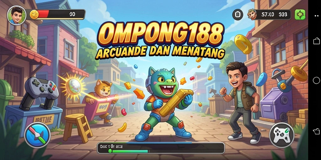 Tampilan gameplay OMPONG188 yang seru dan penuh aksi.