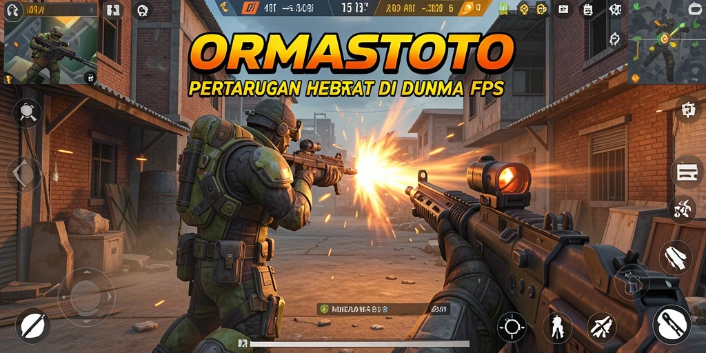 Gameplay ORMASTOTO yang seru dan penuh aksi.