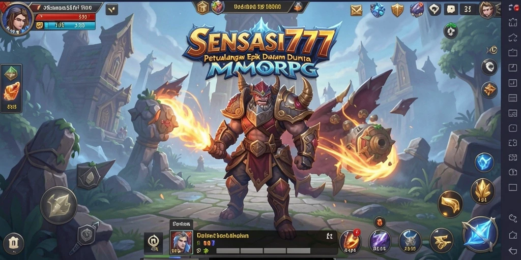 Tampilan gameplay SENSASI777 yang mendebarkan dalam pertarungan epik.