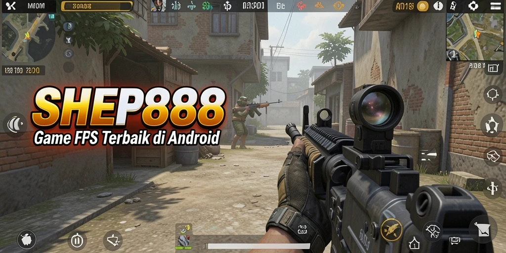 Screenshot dari gameplay seru SHE888 dengan aksi tembak-menembak.