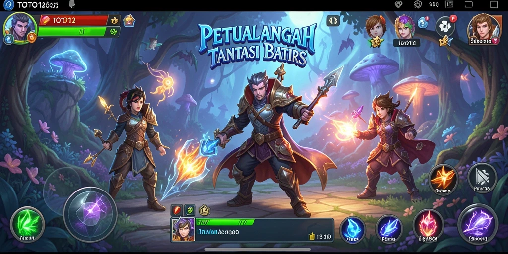 Tampilan gameplay seru di TOTO12 dengan pertarungan epik.